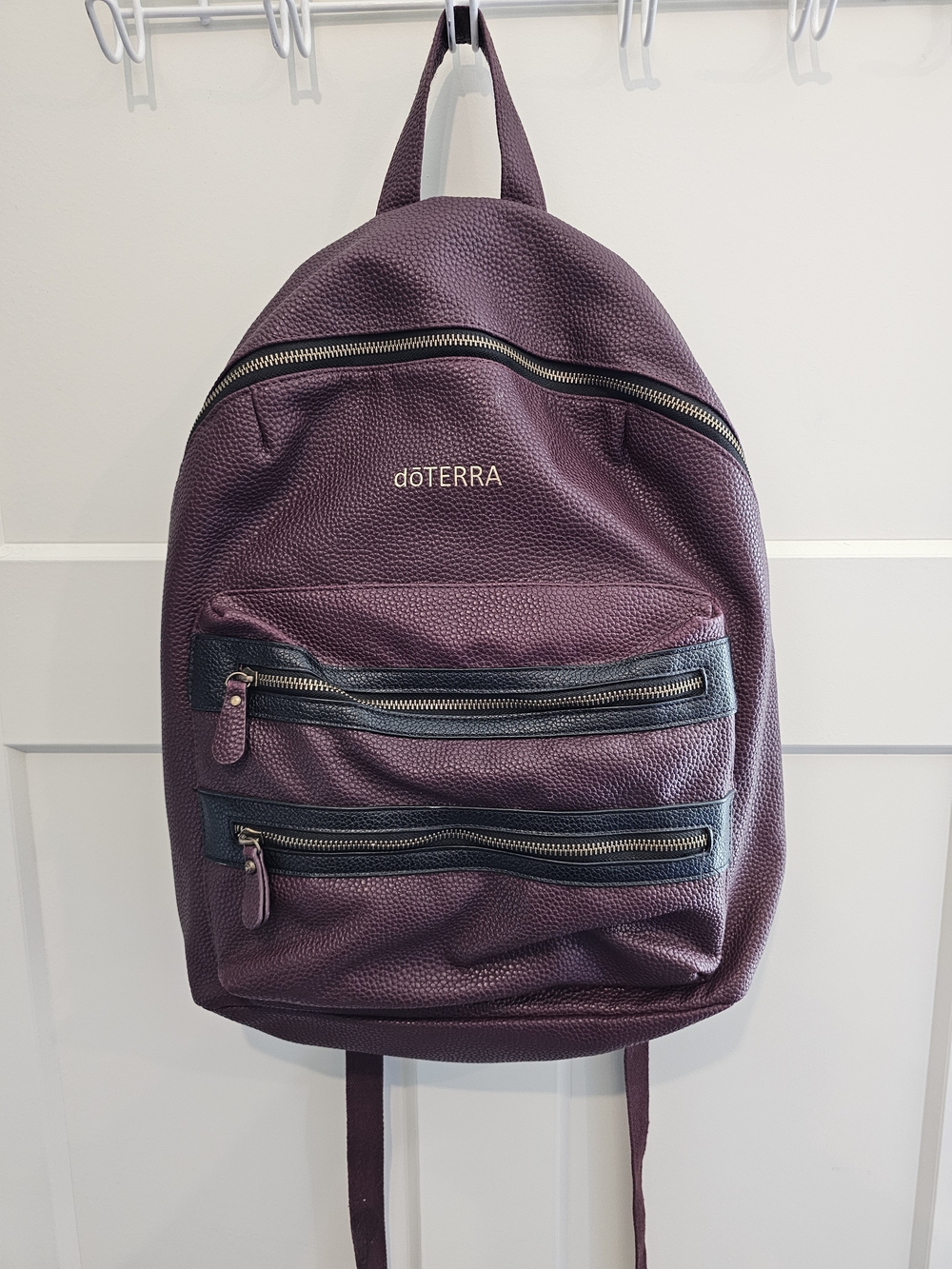DoTERRA Vegan Leather Backpack Maroon 2019 Global Convention Bag